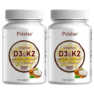 Vitamin D3 and K2 Softgels - Promotes Absorption, Digestion