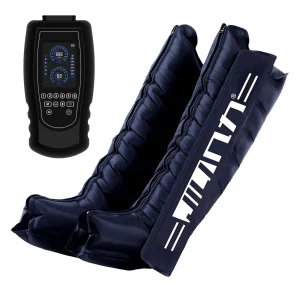 JILI Pressotherapy Air Compression Foot  Massager Leg Recovery Boots Lymphatic Drainage Machine  Relax Physiotherapy 6 chambers