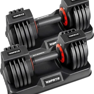 25/55 lbs Pair Adjustable Dumbbell Weight Set