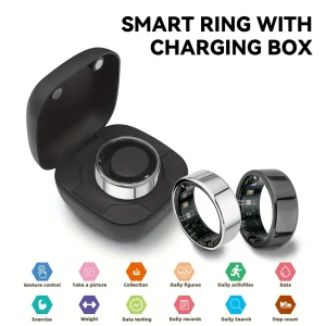 Heart Rate and Blood Oxygen Monitor Smartring